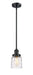 Innovations - 201S-BK-G513 - One Light Mini Pendant - Franklin Restoration - Matte Black