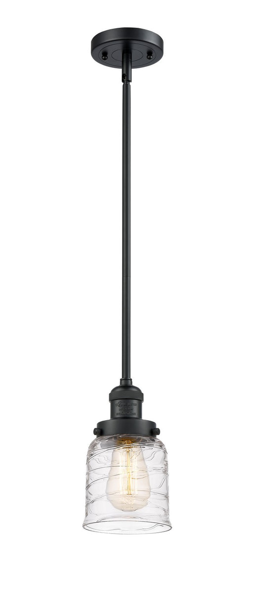 Innovations - 201S-BK-G513 - One Light Mini Pendant - Franklin Restoration - Matte Black