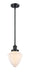 Innovations - 201S-BK-G661-7 - One Light Mini Pendant - Franklin Restoration - Matte Black