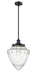 Innovations - 201S-BK-G664-12 - One Light Mini Pendant - Franklin Restoration - Matte Black