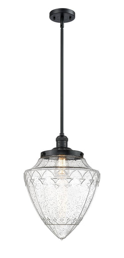 Franklin Restoration One Light Mini Pendant Matte Black