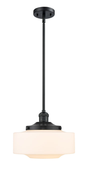 Innovations - 201S-BK-G691-12 - One Light Mini Pendant - Franklin Restoration - Matte Black