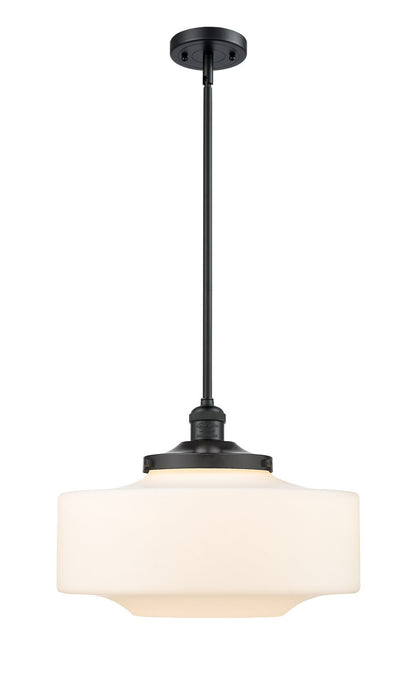 Innovations - 201S-BK-G691-16 - One Light Mini Pendant - Franklin Restoration - Matte Black