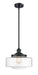Innovations - 201S-BK-G692-12 - One Light Mini Pendant - Franklin Restoration - Matte Black