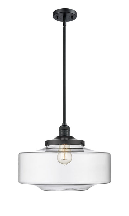 Innovations - 201S-BK-G692-16 - One Light Mini Pendant - Franklin Restoration - Matte Black