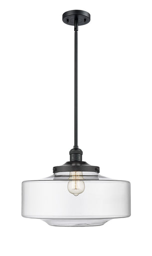 Franklin Restoration One Light Mini Pendant Matte Black