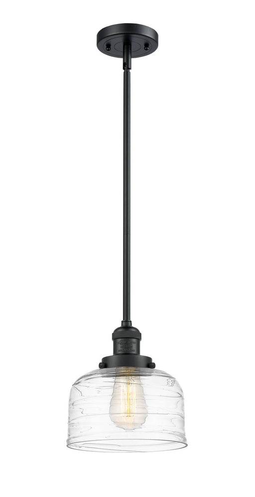 Innovations - 201S-BK-G713-LED - LED Mini Pendant - Franklin Restoration - Matte Black