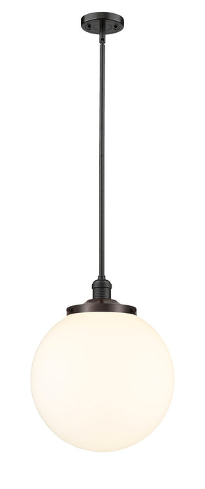 Innovations - 201S-OB-G201-14-LED - LED Pendant - Franklin Restoration - Oil Rubbed Bronze