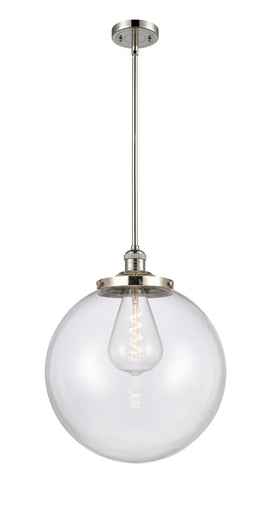 Franklin Restoration One Light Pendant Polished Nickel