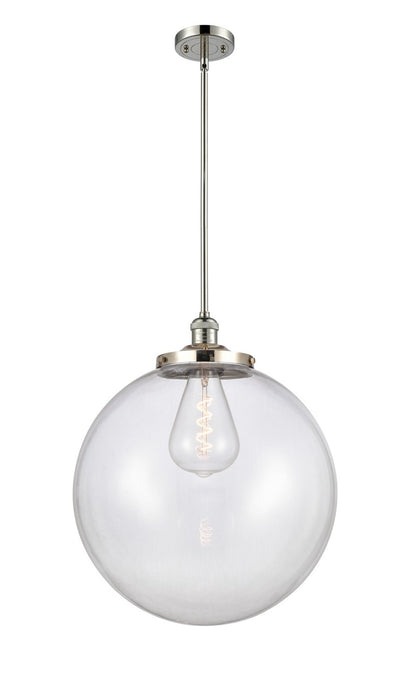 Innovations - 201S-PN-G202-18 - One Light Pendant - Franklin Restoration - Polished Nickel