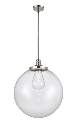Franklin Restoration One Light Pendant Polished Nickel