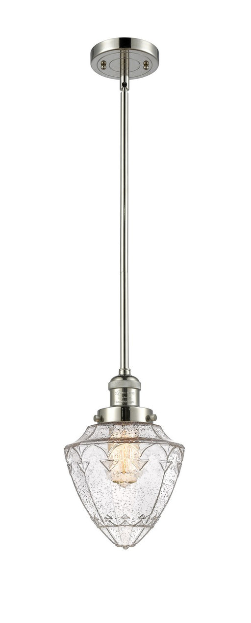 Innovations - 201S-PN-G664-7-LED - LED Mini Pendant - Franklin Restoration - Polished Nickel