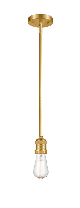 Innovations - 201S-SG - One Light Mini Pendant - Franklin Restoration - Satin Gold