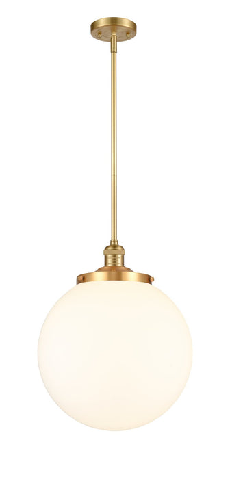 Innovations - 201S-SG-G201-14 - One Light Pendant - Franklin Restoration - Satin Gold