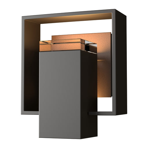 Hubbardton Forge - 302601-SKT-14-75-ZM0546 - One Light Outdoor Wall Sconce - Shadow Box - Coastal Oil Rubbed Bronze