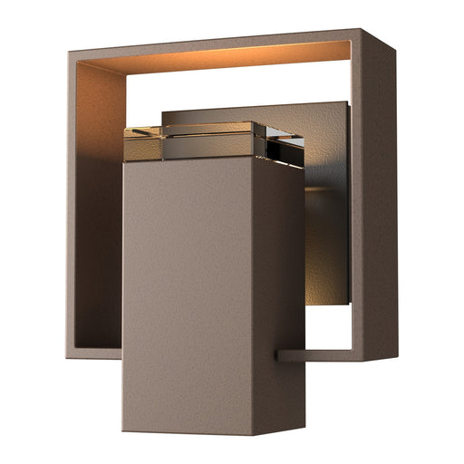 Hubbardton Forge - 302601-SKT-75-80-ZM0546 - One Light Outdoor Wall Sconce - Shadow Box - Coastal Bronze