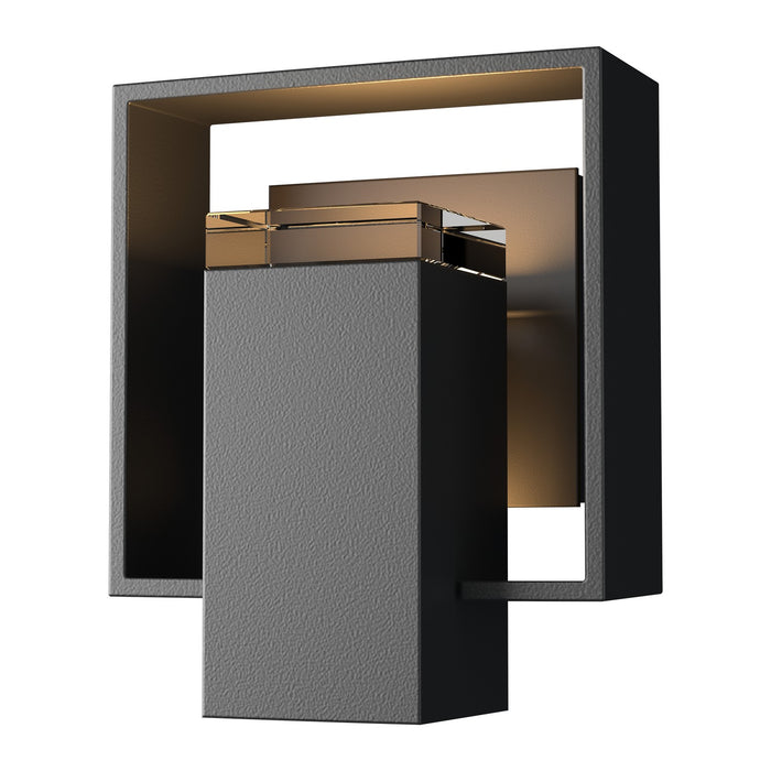 Hubbardton Forge - 302601-SKT-80-14-ZM0546 - One Light Outdoor Wall Sconce - Shadow Box - Coastal Black