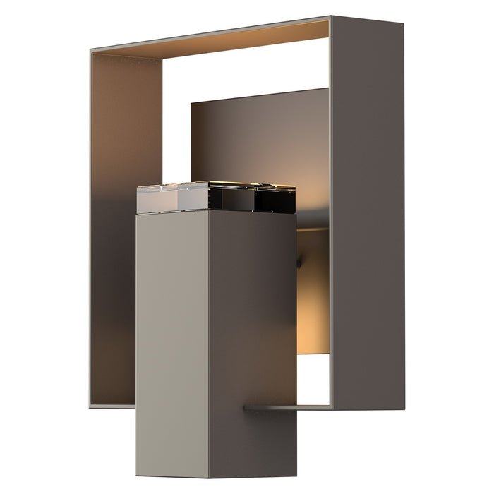 Hubbardton Forge - 302603-SKT-77-14-ZM0546 - One Light Outdoor Wall Sconce - Shadow Box - Coastal Dark Smoke