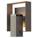 Hubbardton Forge - 302603-SKT-77-14-ZM0546 - One Light Outdoor Wall Sconce - Shadow Box - Coastal Dark Smoke