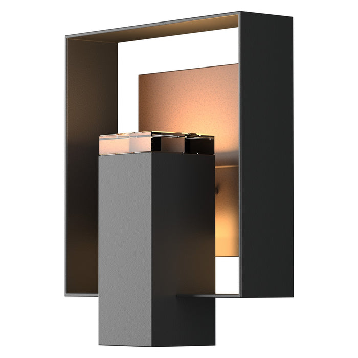Hubbardton Forge - 302603-SKT-80-75-ZM0546 - One Light Outdoor Wall Sconce - Shadow Box - Coastal Black
