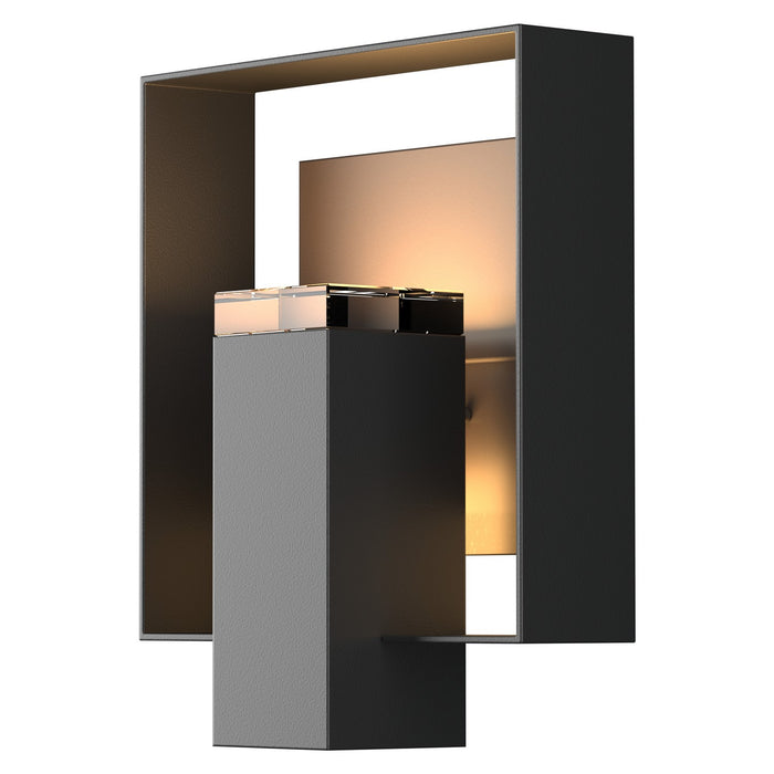 Hubbardton Forge - 302603-SKT-80-77-ZM0546 - One Light Outdoor Wall Sconce - Shadow Box - Coastal Black