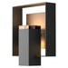 Hubbardton Forge - 302603-SKT-80-77-ZM0546 - One Light Outdoor Wall Sconce - Shadow Box - Coastal Black