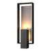 Hubbardton Forge - 302605-SKT-14-78-ZM0546 - Two Light Outdoor Wall Sconce - Shadow Box - Coastal Oil Rubbed Bronze