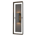 Hubbardton Forge - 302607-SKT-14-14-ZM0546 - Two Light Outdoor Wall Sconce - Shadow Box - Coastal Oil Rubbed Bronze