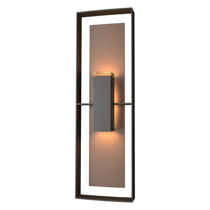 Hubbardton Forge - 302607-SKT-14-75-ZM0546 - Two Light Outdoor Wall Sconce - Shadow Box - Coastal Oil Rubbed Bronze