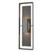 Hubbardton Forge - 302607-SKT-20-14-ZM0546 - Two Light Outdoor Wall Sconce - Shadow Box - Coastal Natural Iron