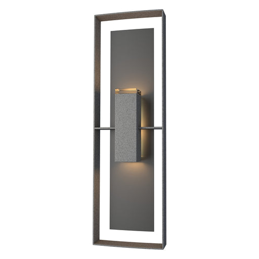 Hubbardton Forge - 302607-SKT-20-80-ZM0546 - Two Light Outdoor Wall Sconce - Shadow Box - Coastal Natural Iron