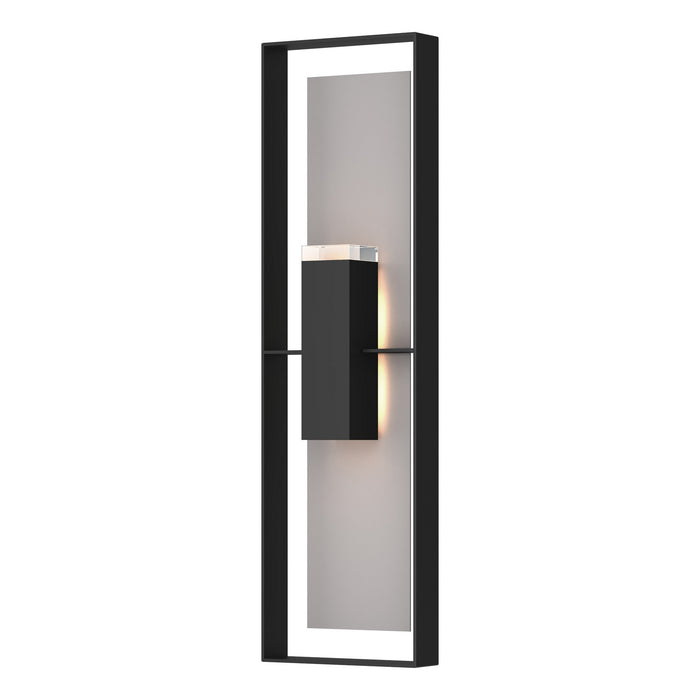 Hubbardton Forge - 302608-SKT-80-78-ZM0736 - Two Light Outdoor Wall Sconce - Shadow Box - Coastal Black