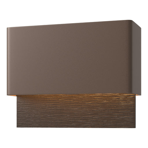 Hubbardton Forge - 302630-LED-75-14 - LED Outdoor Wall Sconce - Stratum - Coastal Bronze