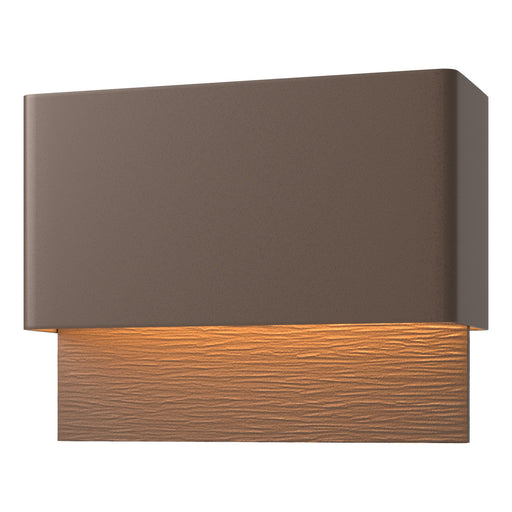 Hubbardton Forge - 302630-LED-75-75 - LED Outdoor Wall Sconce - Stratum - Coastal Bronze