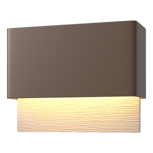 Hubbardton Forge - 302630-LED-75-78 - LED Outdoor Wall Sconce - Stratum - Coastal Bronze