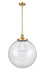 Innovations - 201S-SG-G202-18 - One Light Pendant - Franklin Restoration - Satin Gold