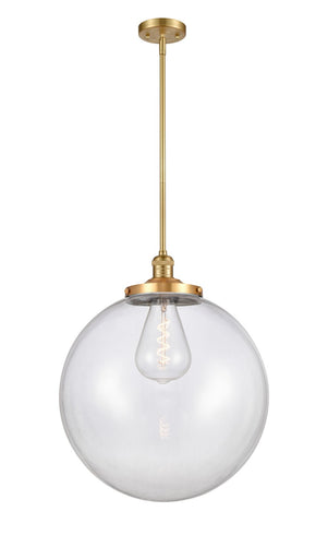 Franklin Restoration One Light Pendant Satin Gold