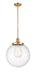 Innovations - 201S-SG-G204-14 - One Light Pendant - Franklin Restoration - Satin Gold