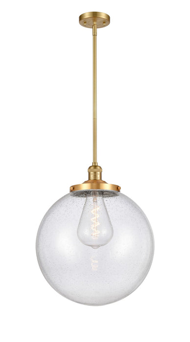 Innovations - 201S-SG-G204-16 - One Light Pendant - Franklin Restoration - Satin Gold