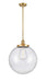 Innovations - 201S-SG-G204-16 - One Light Pendant - Franklin Restoration - Satin Gold