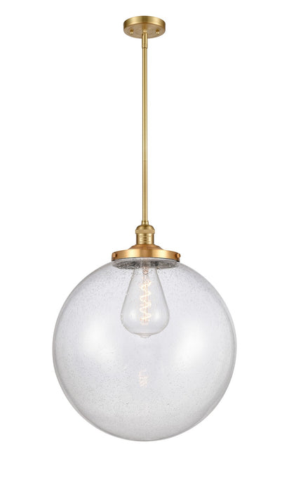 Innovations - 201S-SG-G204-18 - One Light Pendant - Franklin Restoration - Satin Gold