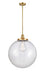 Innovations - 201S-SG-G204-18 - One Light Pendant - Franklin Restoration - Satin Gold