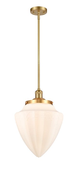 Innovations - 201S-SG-G661-12 - One Light Mini Pendant - Franklin Restoration - Satin Gold