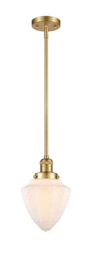 Franklin Restoration LED Mini Pendant Satin Gold