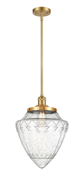Innovations - 201S-SG-G664-12 - One Light Mini Pendant - Franklin Restoration - Satin Gold