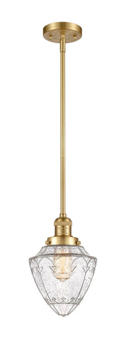 Franklin Restoration One Light Mini Pendant Satin Gold