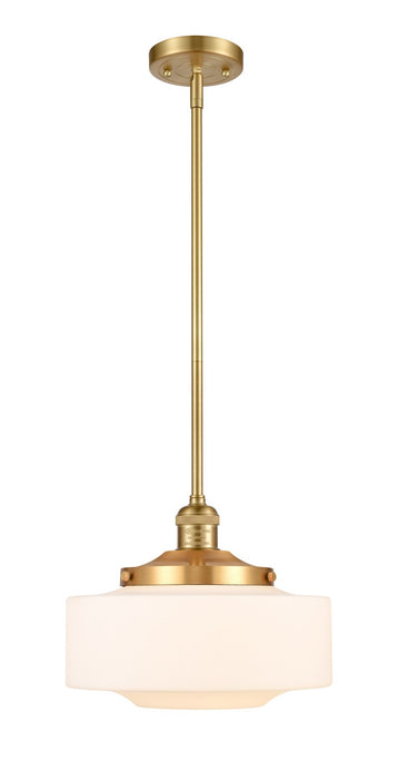 Innovations - 201S-SG-G691-12 - One Light Mini Pendant - Franklin Restoration - Satin Gold