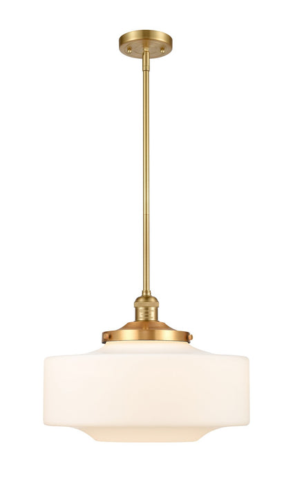 Innovations - 201S-SG-G691-16 - One Light Mini Pendant - Franklin Restoration - Satin Gold