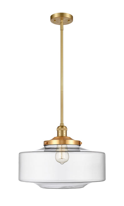 Innovations - 201S-SG-G692-16 - One Light Mini Pendant - Franklin Restoration - Satin Gold