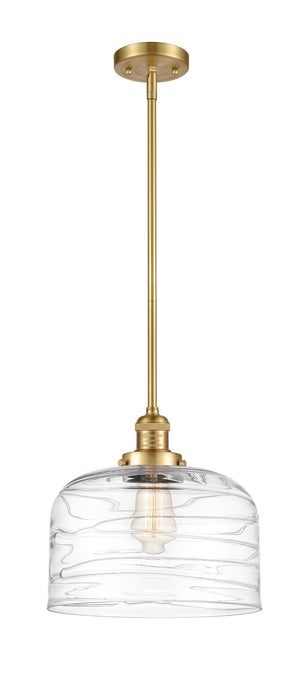 Innovations - 201S-SG-G713-L - One Light Mini Pendant - Franklin Restoration - Satin Gold